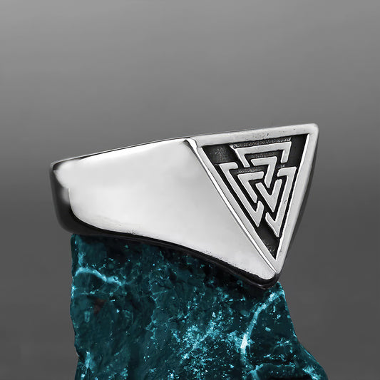 Viking Valknut Ring