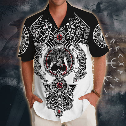 Nordic Wolves Compass – Hawaii Shirt