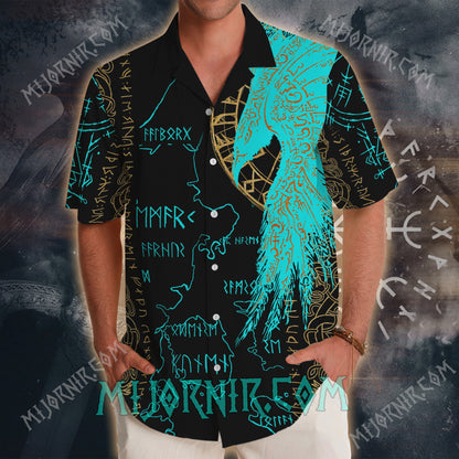 Huginn & Muninn Runes – Hawaii Shirt