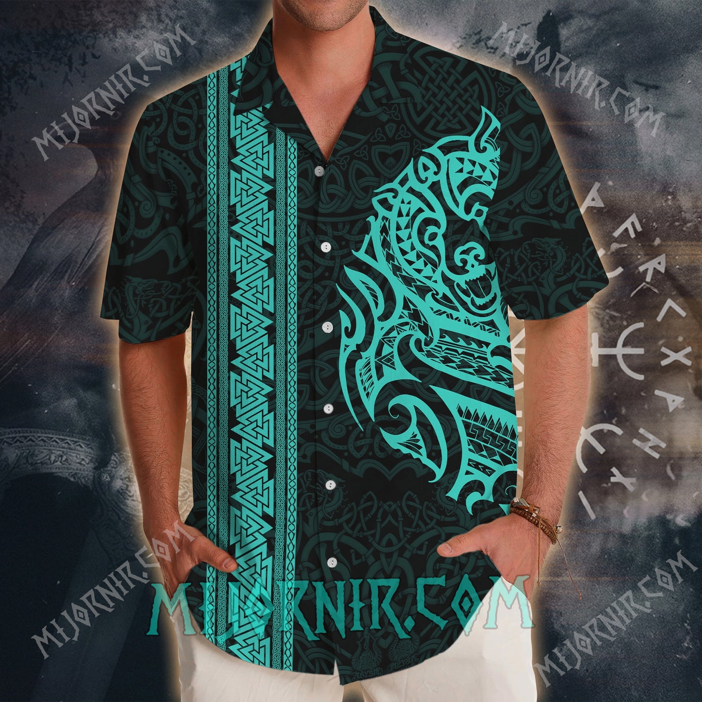 Viking Bear Guardian – Hawaii Shirt