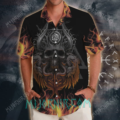 Viking Valor Skull – Hawaii Shirt