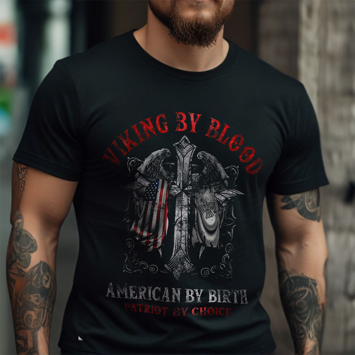 American By Choice Viking T Shirt