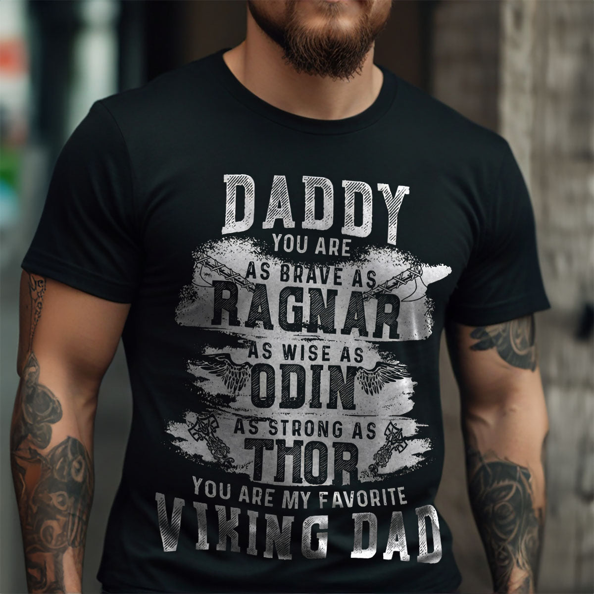 Daddy Is My Favourite Viking T Shirt