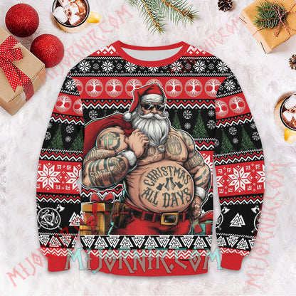 Christmas All Days - Viking Ugly Christmas Sweater