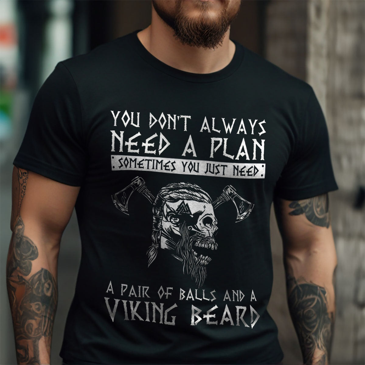 Plan Needed Just Balls Viking T Shirt