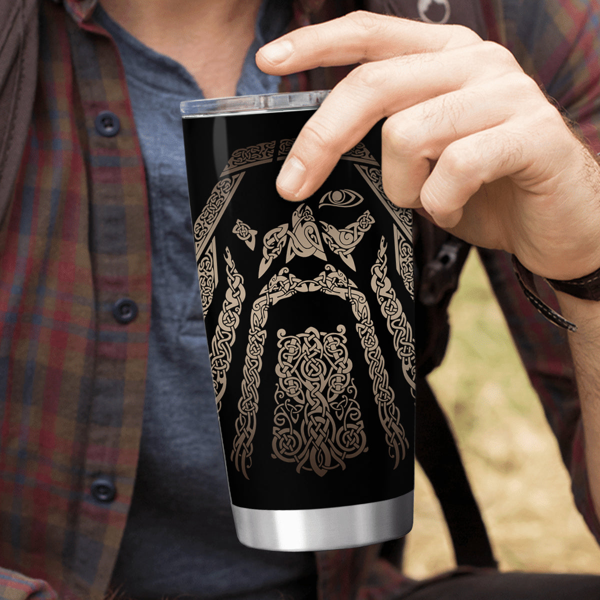 Norse Mythology Warrior Tumbler