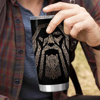 Norse Mythology Warrior Tumbler