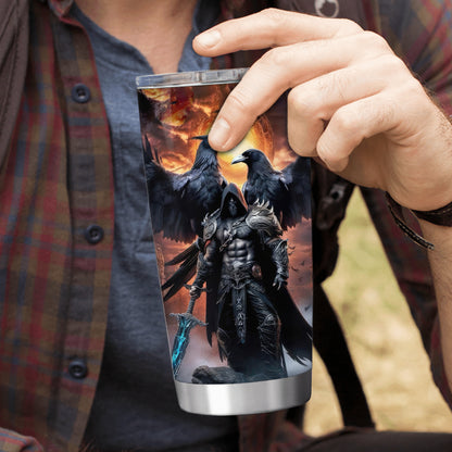 Valhalla Raven Warrior Tumbler