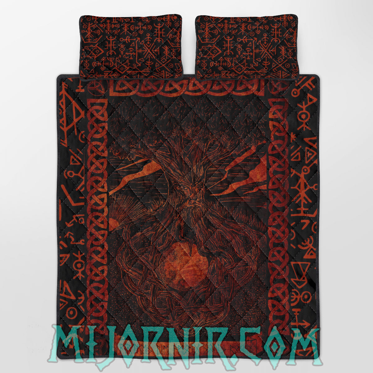 Helm of Awe Viking Quilt Set Collection