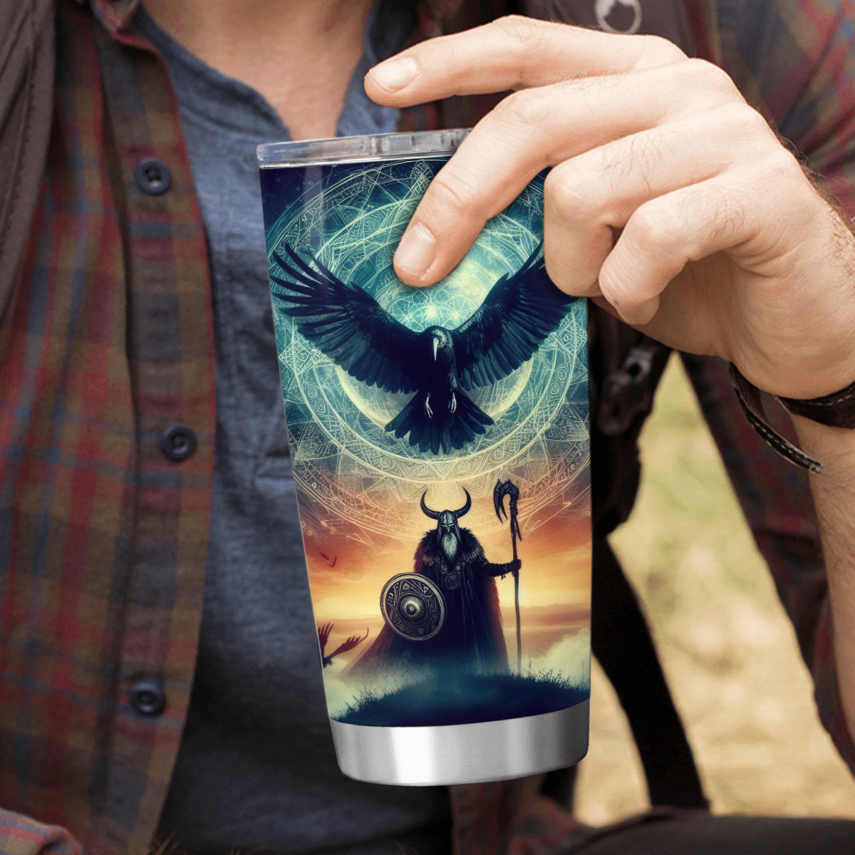 Valhalla Guardian - Viking Tumbler