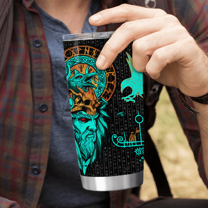 Odin's Mystic Voyage - Viking Tumbler