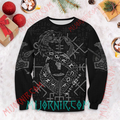 Jormungandr Berserker - Viking Ugly Christmas Sweater