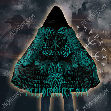 Raven Of Odin - Viking Hooded Cloak