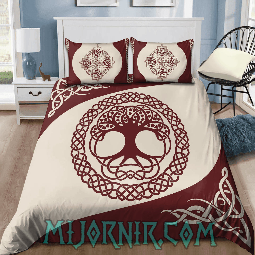 Yggdrasil's Grace - Viking Duvet Cover