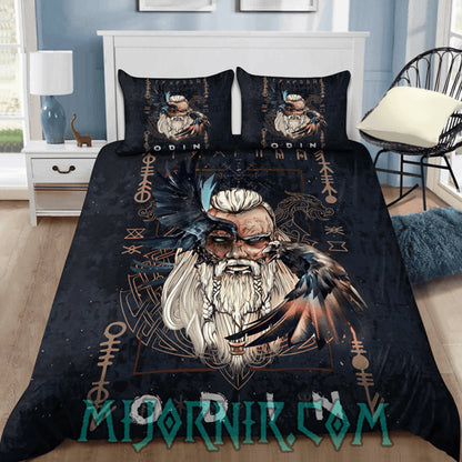 Odin's Wisdom - Viking Duvet Cover