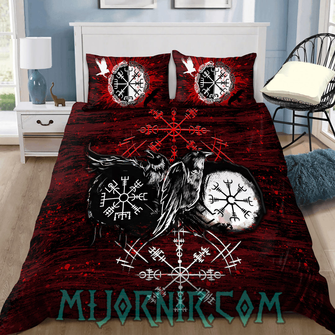 Odin's Ravens - Viking Duvet Cover