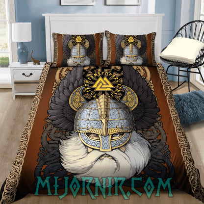 Odin's Valor - Viking Duvet Cover