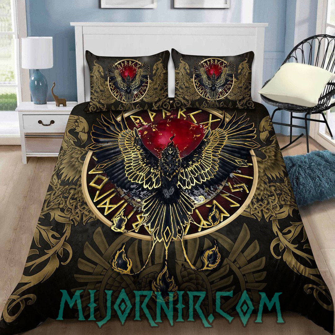 Raven's Heart - Viking Duvet Cover