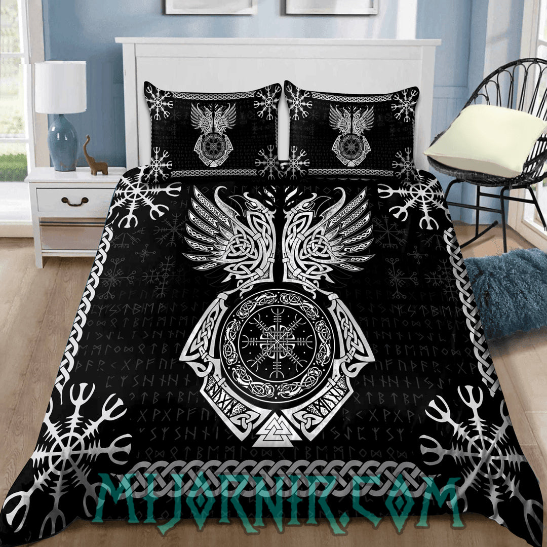 Valknut Guardian - Viking Duvet Cover