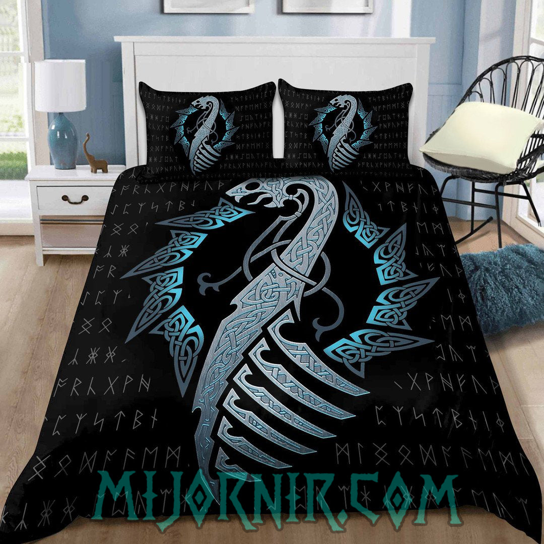 Dragon's Fury - Viking Bedding Set