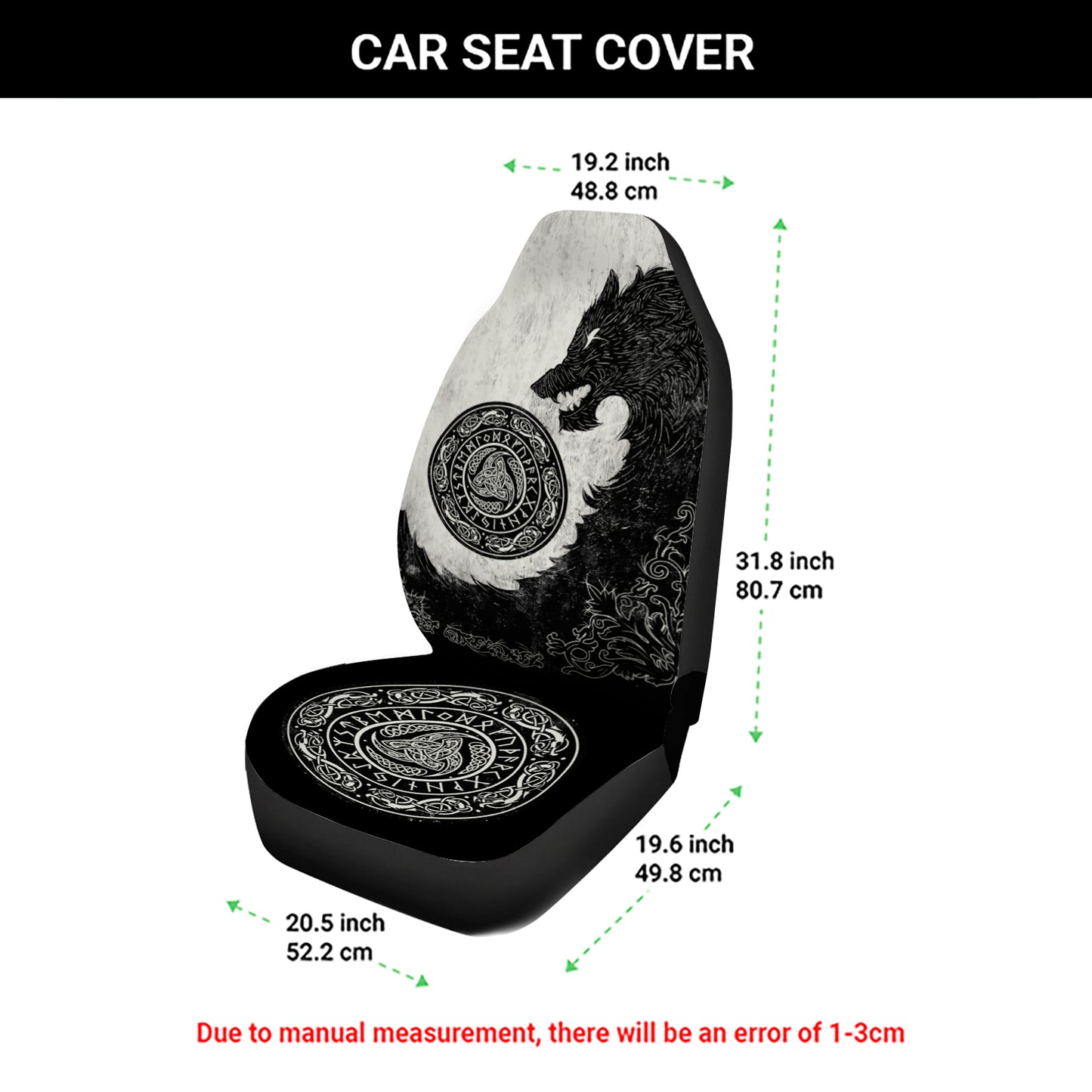 Fenrir Odin - Viking Car Seat Cover