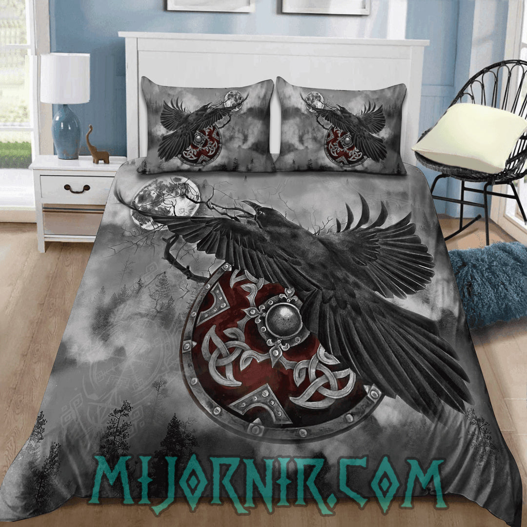 Raven's Shield - Viking Duvet Cover