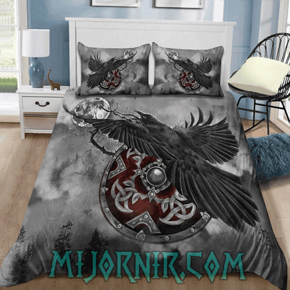 Raven's Shield - Viking Duvet Cover