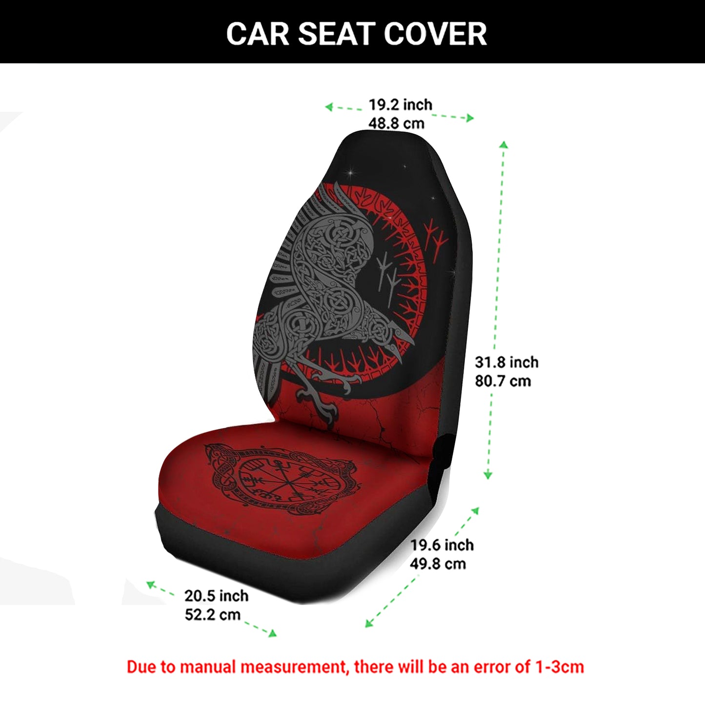 Raven's Oath  - Viking Car Seat Cover