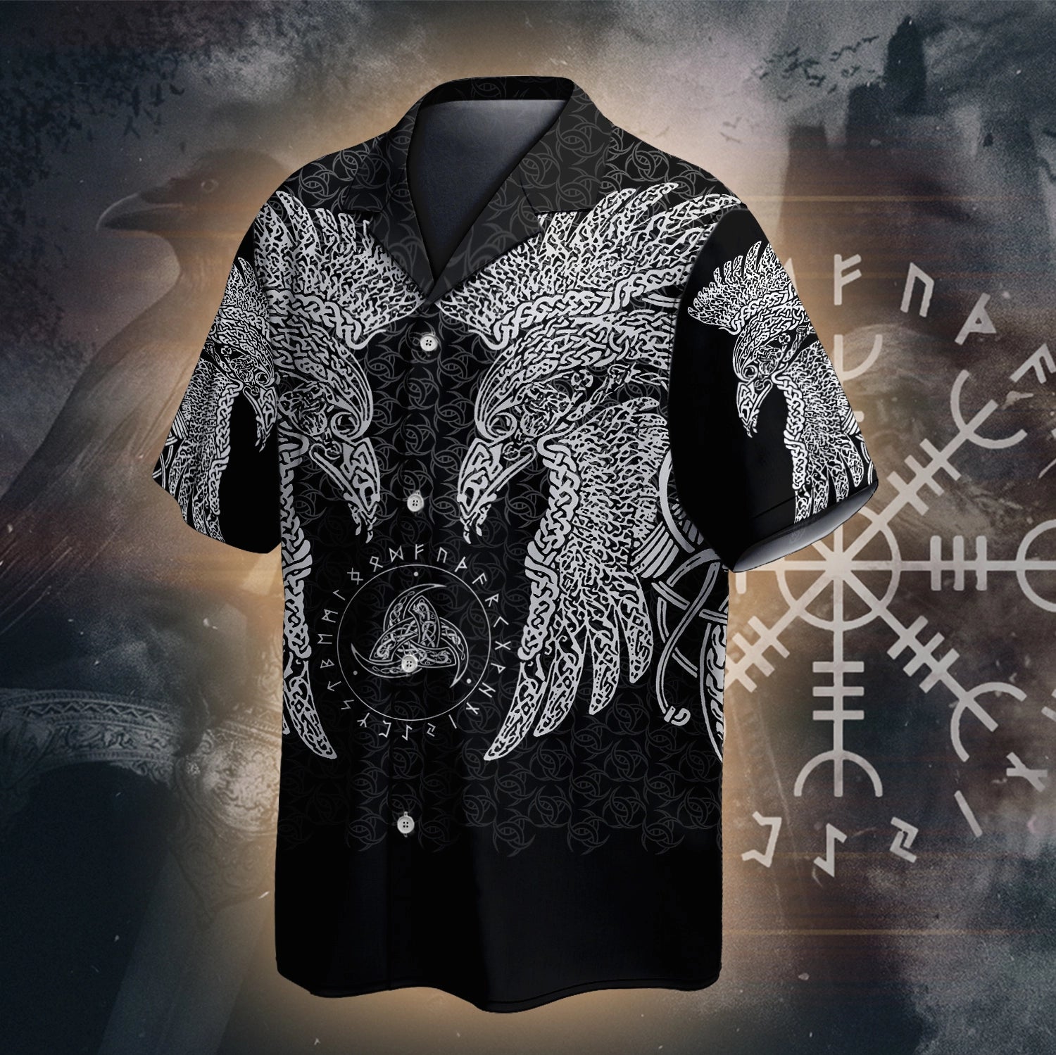 Twin Ravens Hawaiian Shirt