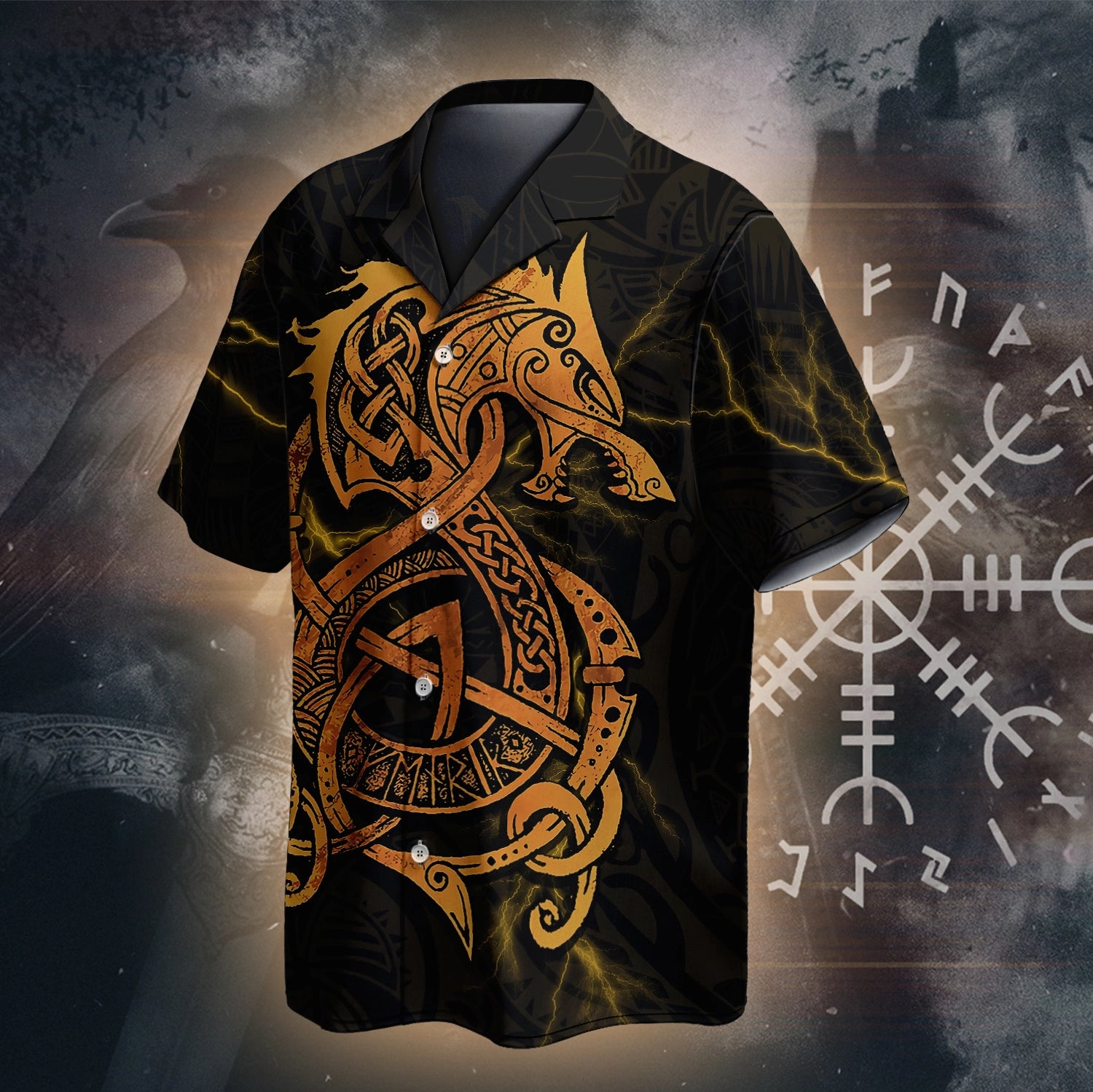 Norse Dragon Hawaiian Shirt