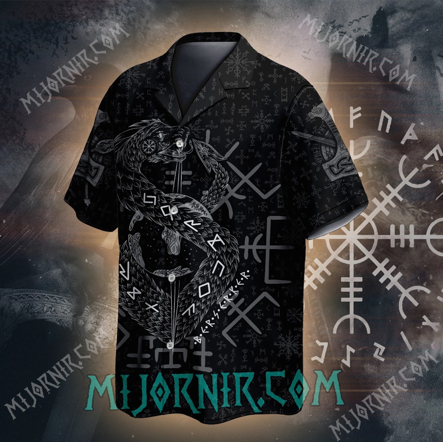 Jormungandr Berserker - Viking Hawaiian Shirt