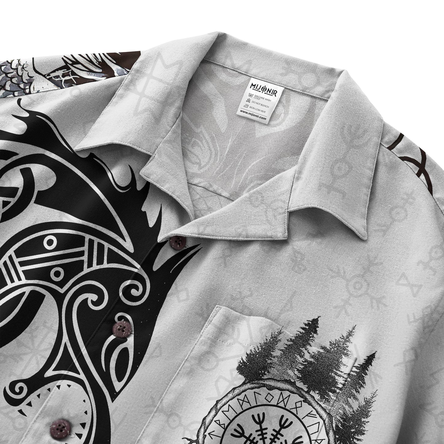 Dragon Shield Viking Hawaiian Shirt