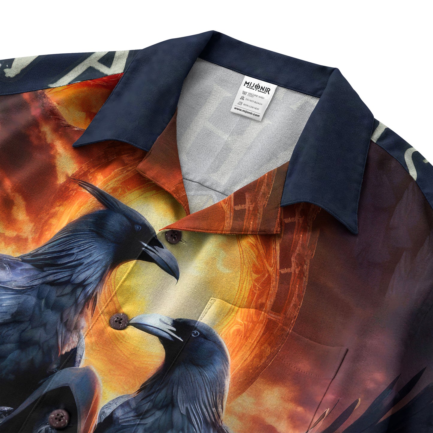 Raven King's Fury - Viking Hawaiian Shirt