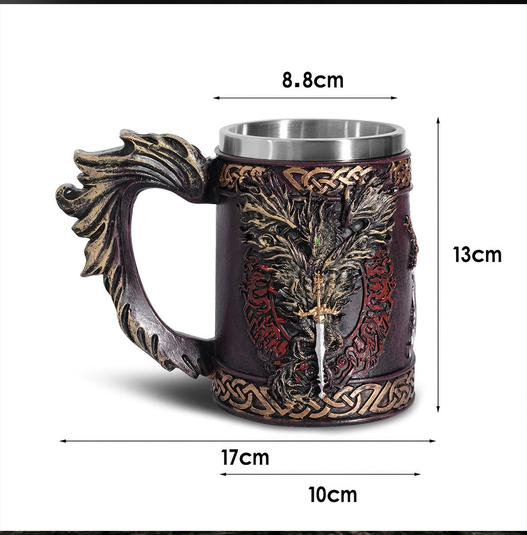 Viking Gothic Dragon Mug