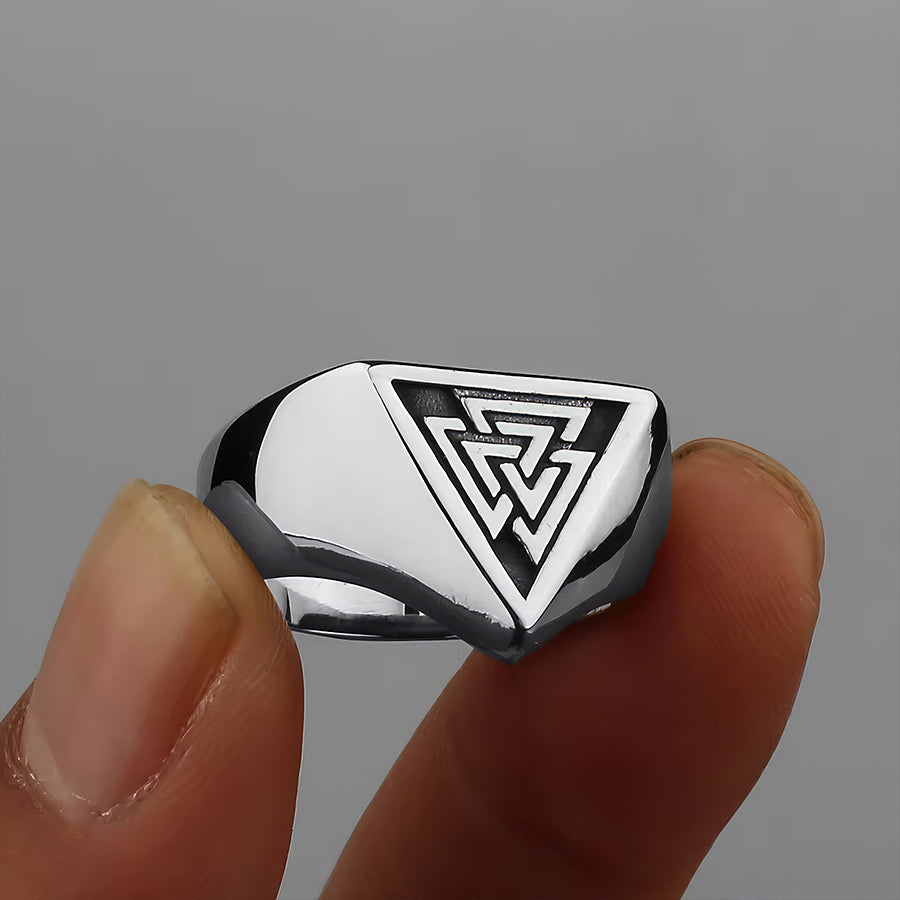 Viking Valknut Ring