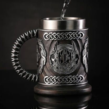 Odin God of War Viking Beer Mug