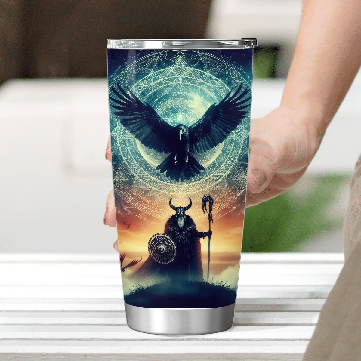 Valhalla Guardian - Viking Tumbler