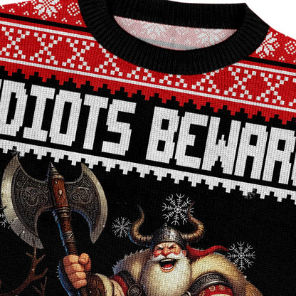 Santa's got an axe - Viking Ugly Christmas Sweater