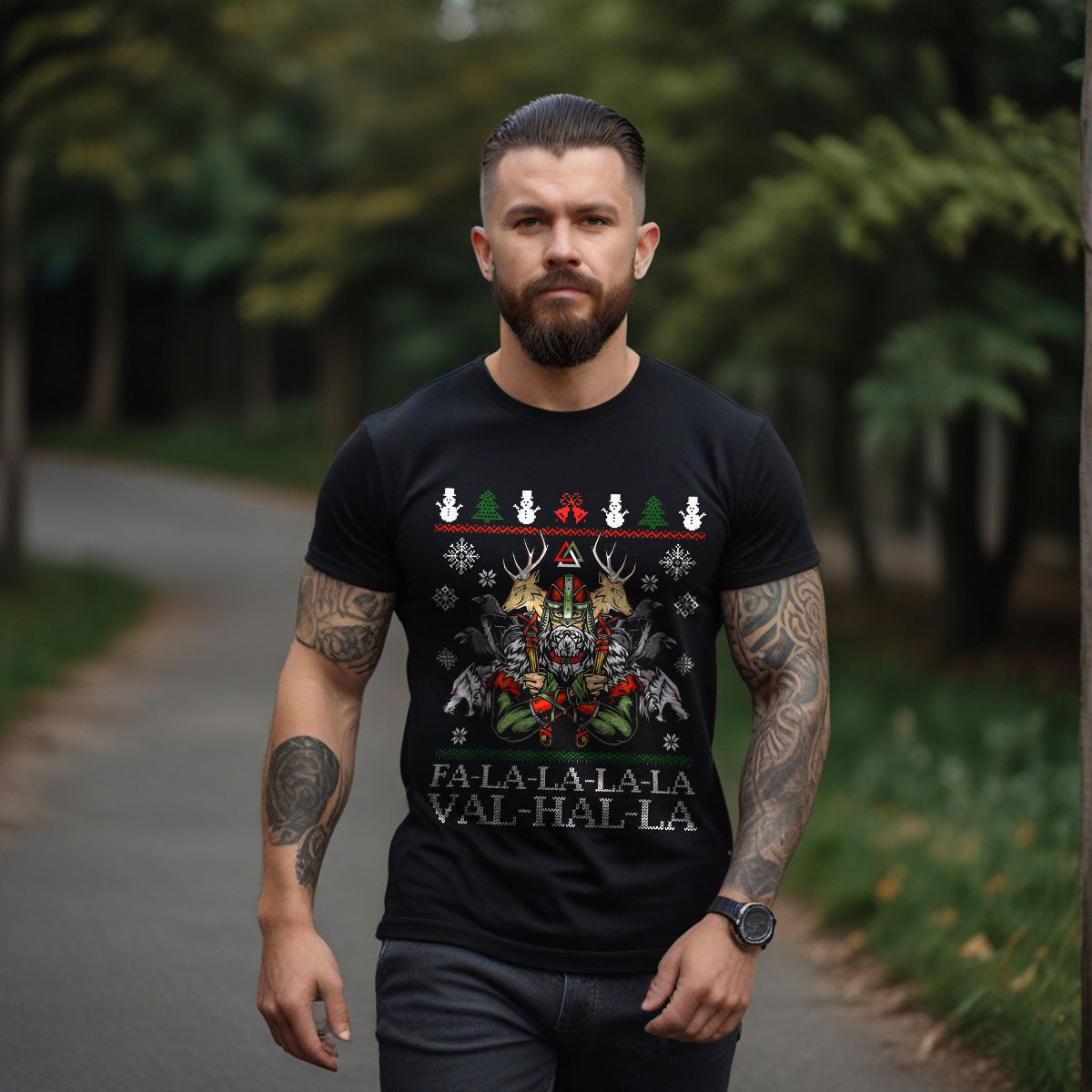 Viking Santa Viking  T Shirt