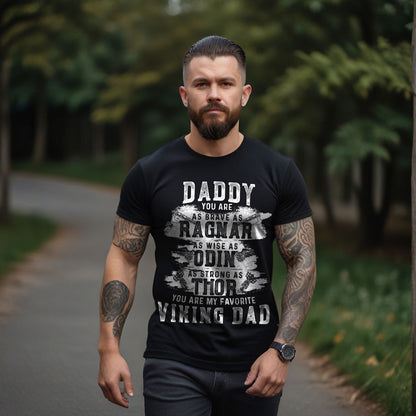 Daddy Is My Favourite Viking T Shirt