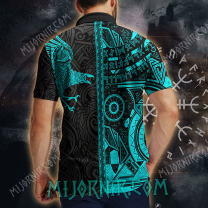 Mystic Raven Viking Polo Shirt