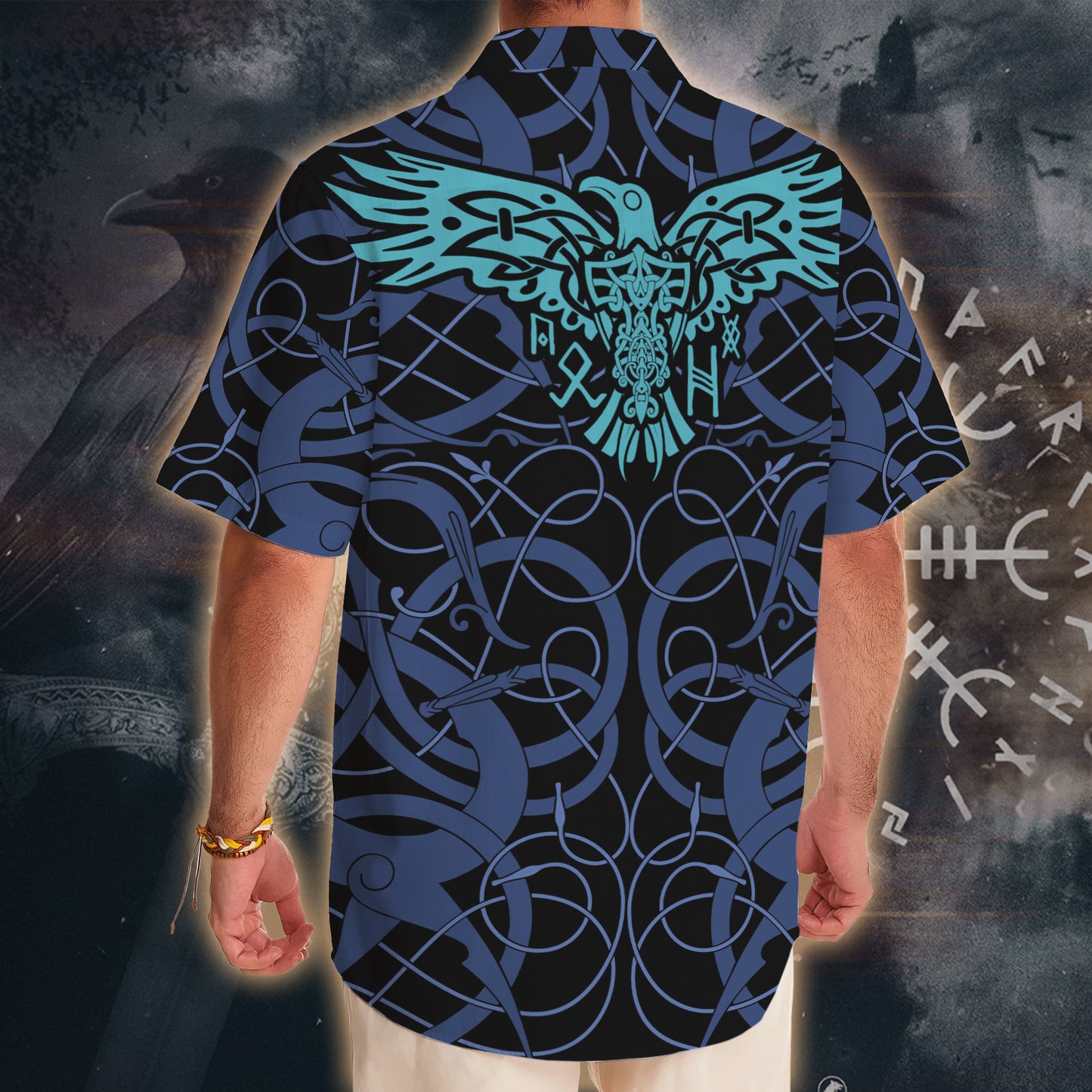 Odin's Raven Embrace – Hawaii Shirt