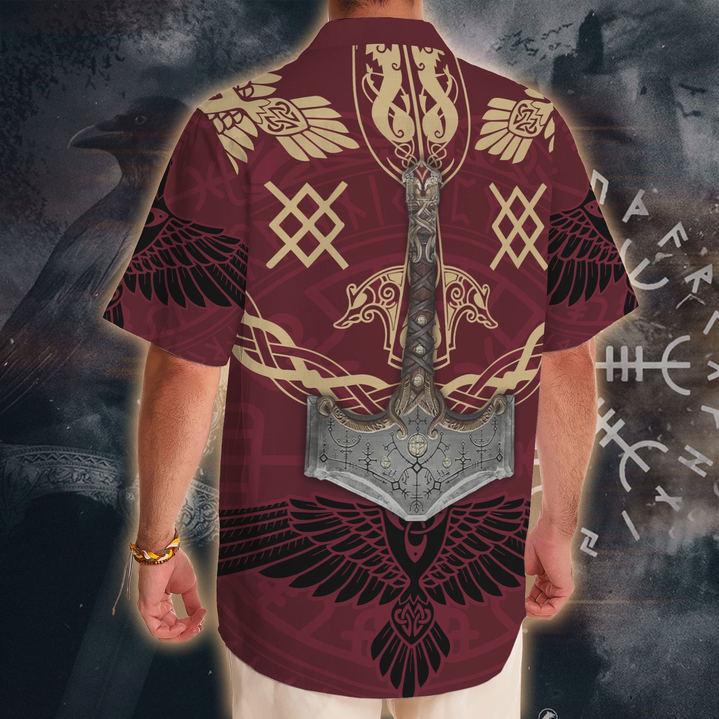 Thor's Hammer Hawaiian Shirt