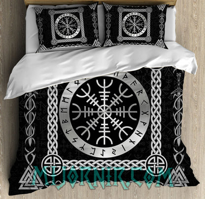 Vegvisir Protection Symbol - Viking Duvet Cover