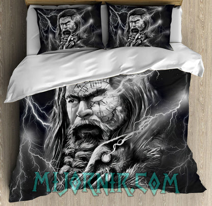 Odin's Fury - Viking Duvet Cover