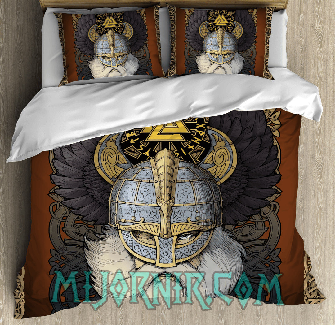 Odin's Valor - Viking Duvet Cover