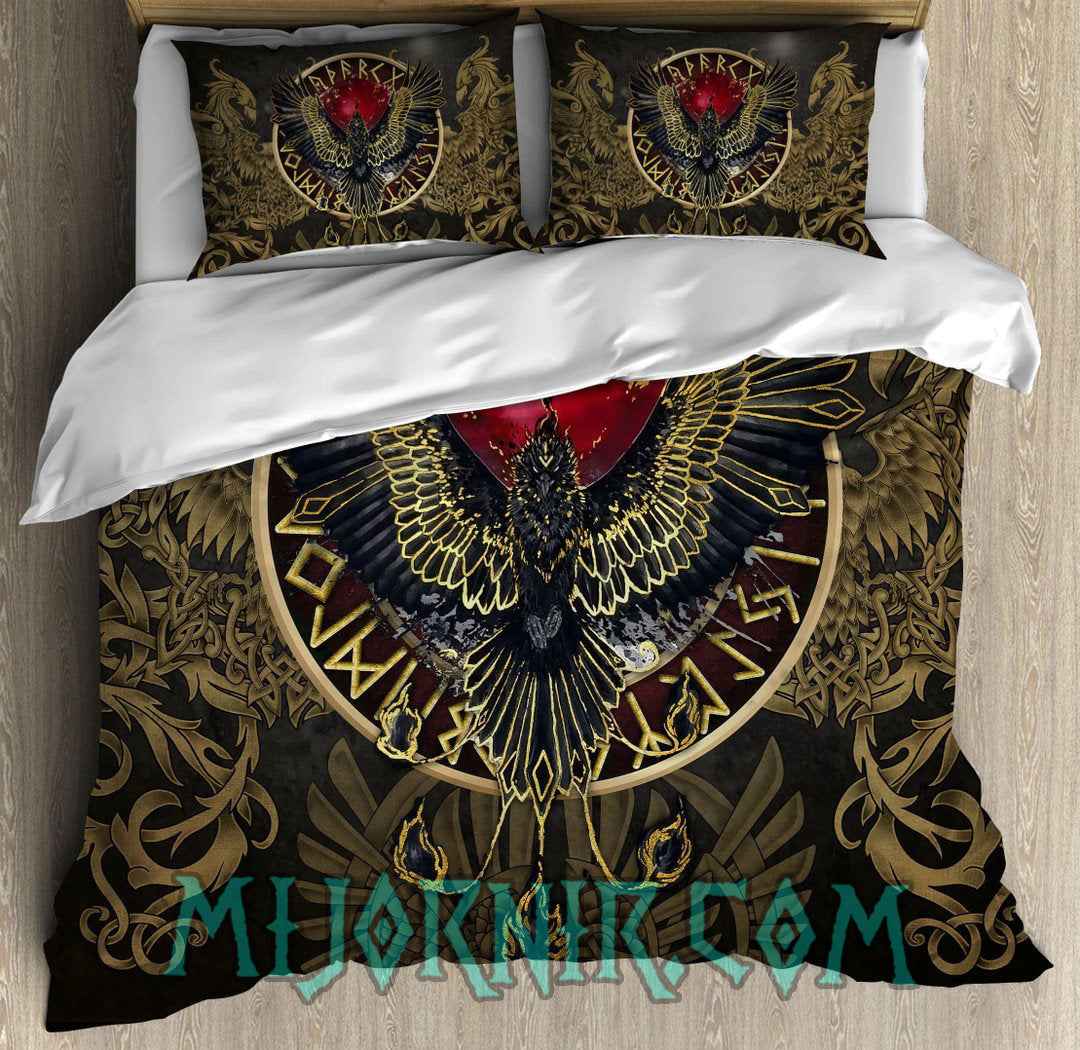 Raven's Heart - Viking Duvet Cover