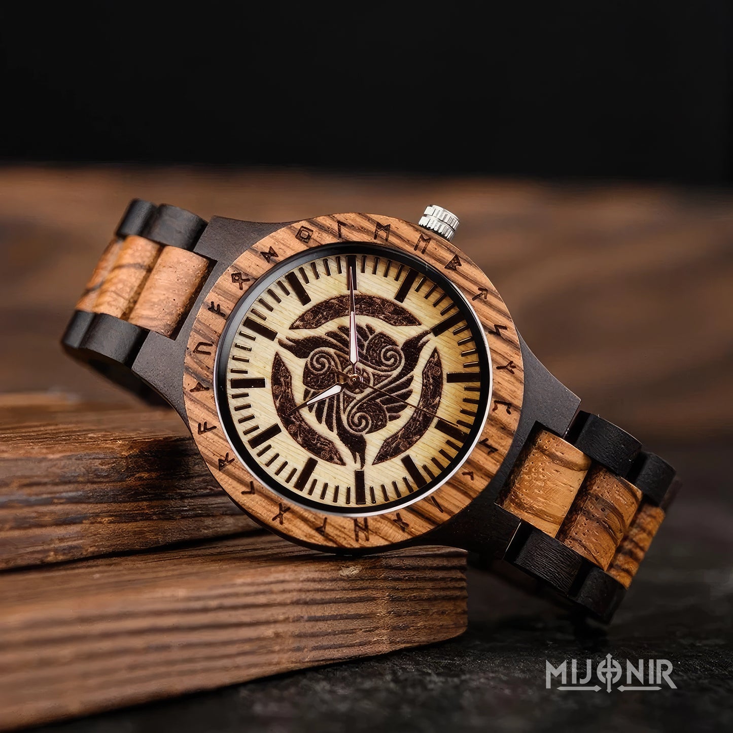 Premium Valhalla Oak Wooden Watch