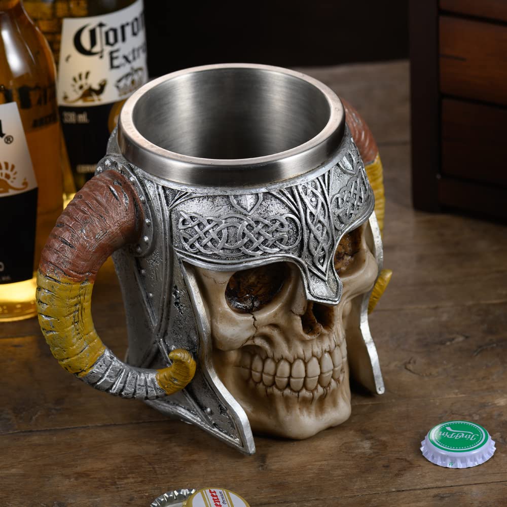 Skull Viking Beer Mug