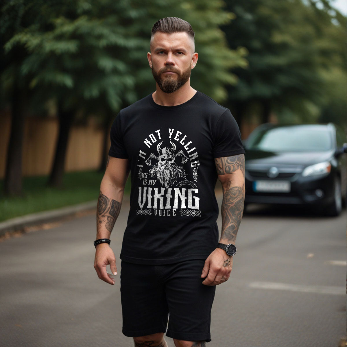 Im Not Yelling Viking T Shirt